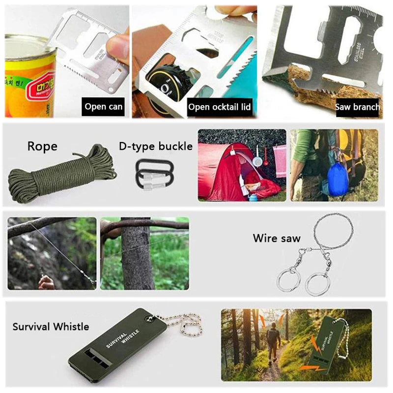 Survival First Aid Kit – Full Molle Emergency Trauma Bag for Camping & Hiking